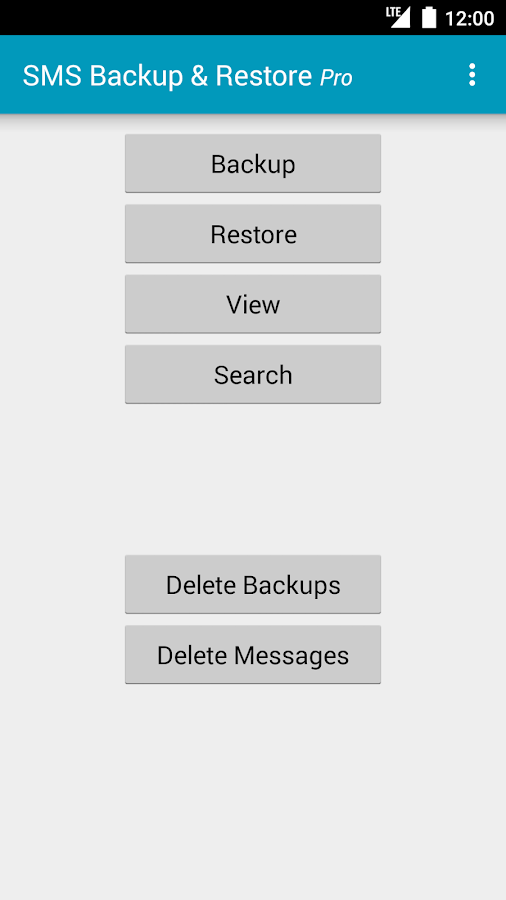  SMS Backup & Restore Pro- หน้าจอ 