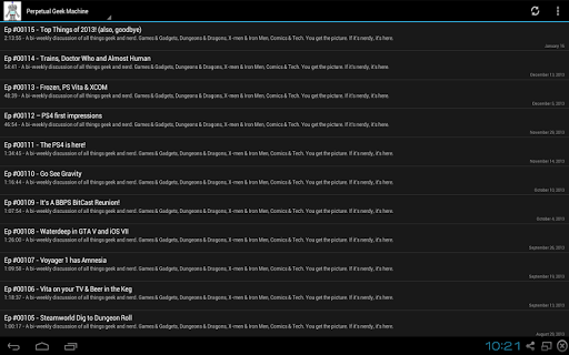 【免費娛樂App】Geek Podcasts Free-APP點子