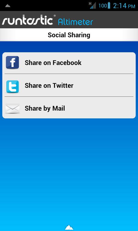 Runtastic Altimeter PRO Screen 3