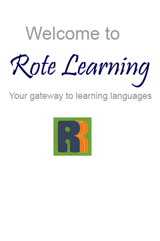 Rote Learning