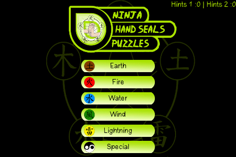 Ninja Hand Seals Puzzles