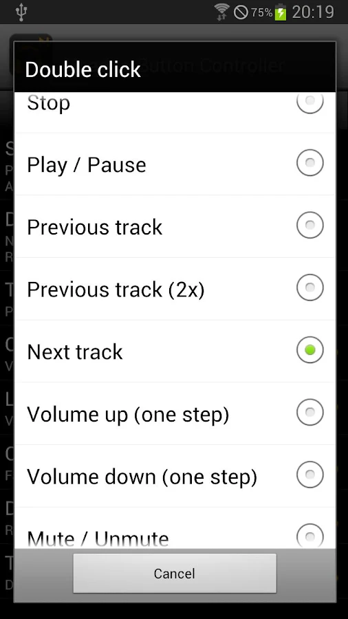   Headset Button Controller- screenshot  