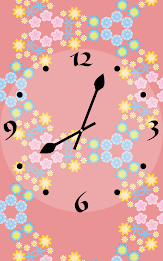 KaleidoscopeClock Flower Free poster 6