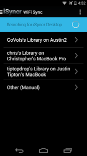iSyncr for iTunes to Android - screenshot thumbnail