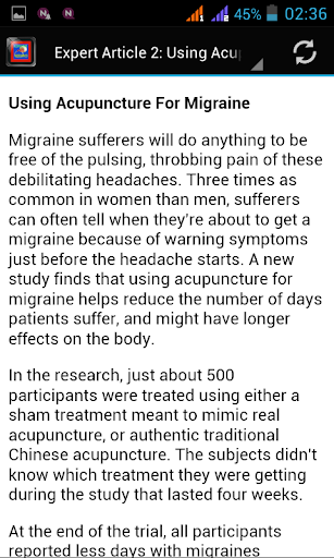 【免費健康App】Acupuncture For Migraines-APP點子