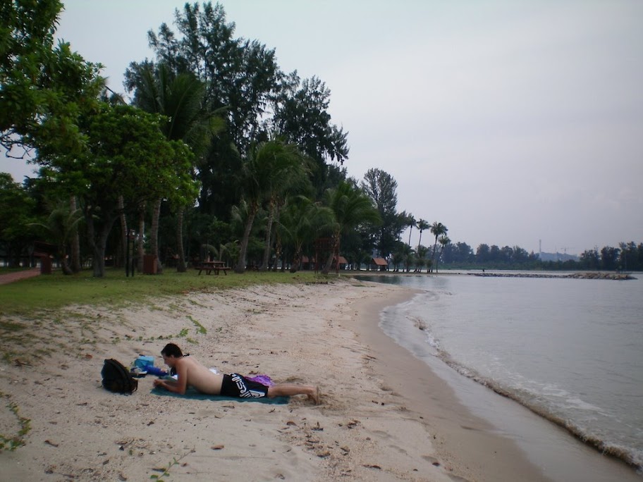 Premier côté de notre Baie déserte de Kusu's Island