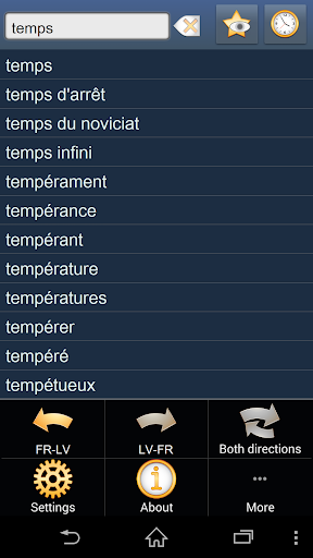 French Latvian dictionary