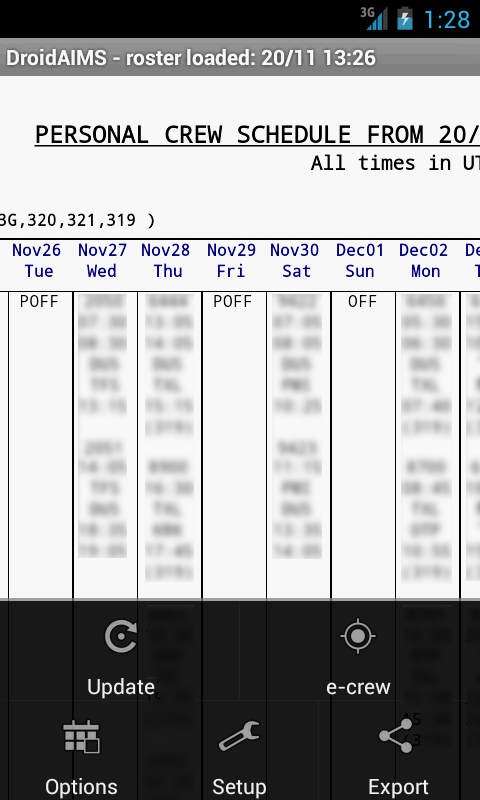 DroidAIMS PRO - screenshot