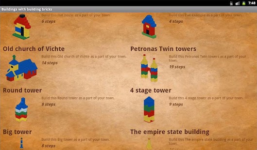 download Buildings with building bricks free