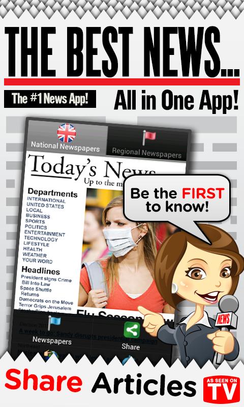 Newspapers UK free (English) Screen 2