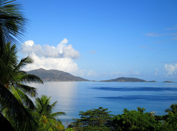 Tortola Ocean and Hill