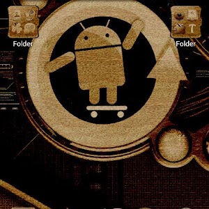 CYANOGEN Wood GO Theme