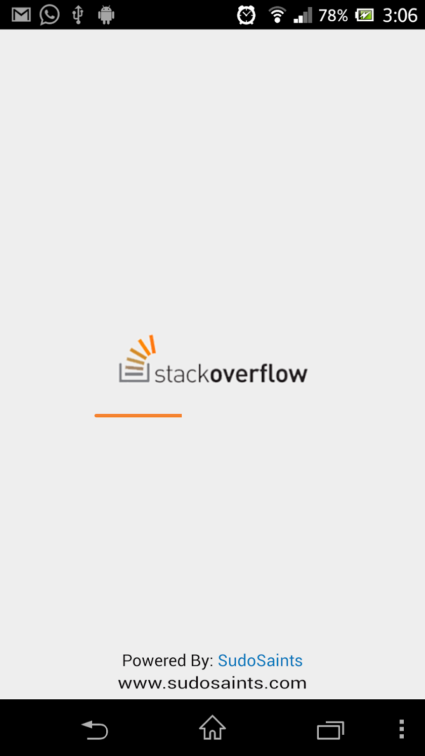 SoClient - StackOverflow Screen 1