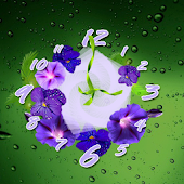 Flower Clock Free Wallpaper