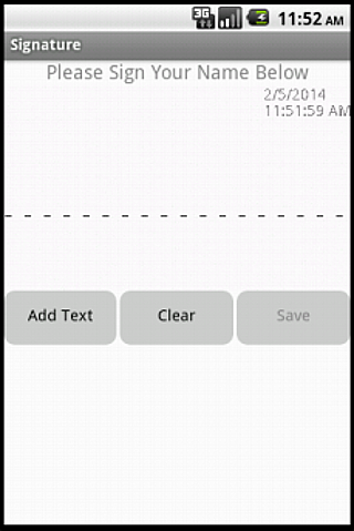Android application Signature screenshort