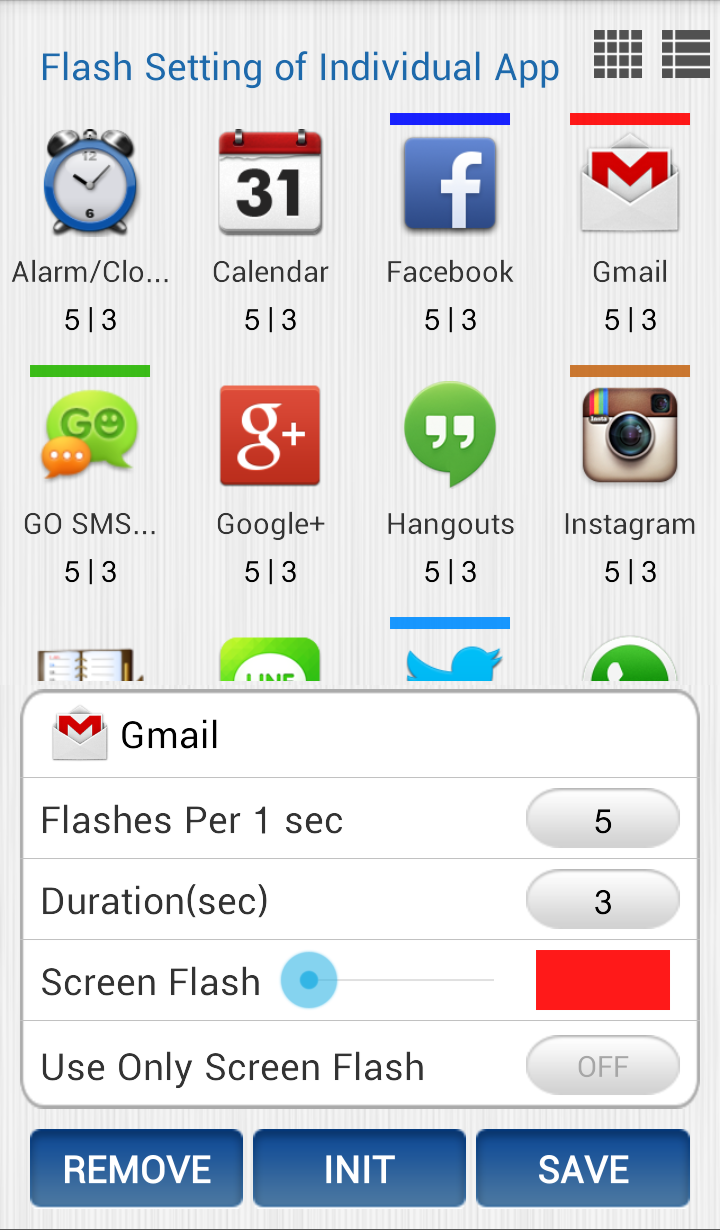 Flash Notification + Screen 2