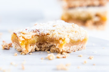 Orange Crumble Tart with Vanilla Bean