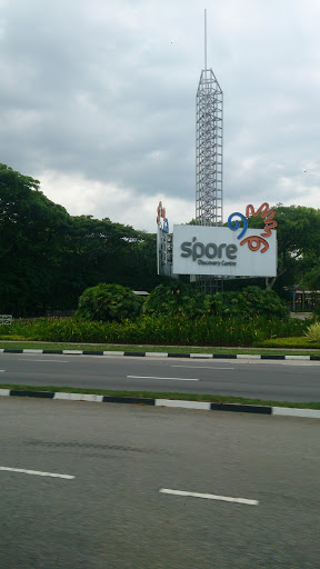 Singapore Discovery Centre Carpark Entrance Sign