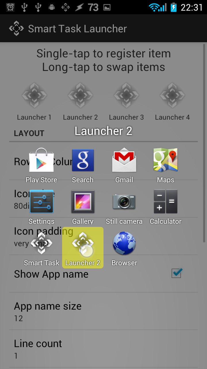 Smart Task Launcher PRO Screen 2