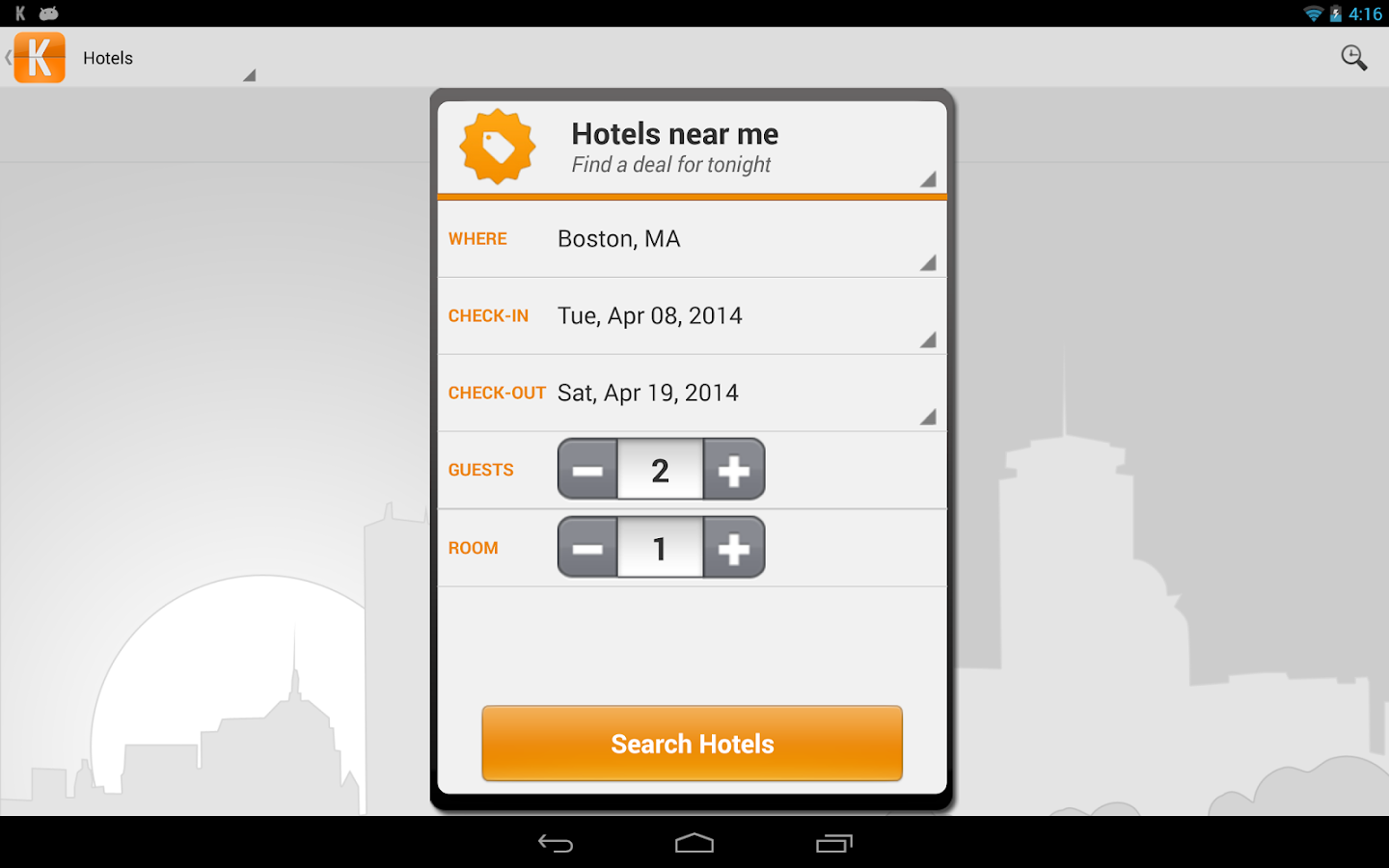 KAYAK Flights, Hotels & Cars screenshot