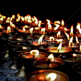 Flames of Faith by Vineet Singh - Abstract Patterns