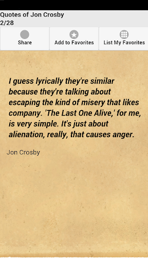 【免費娛樂App】Quotes of Jon Crosby-APP點子