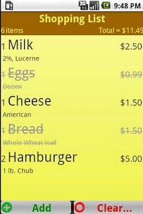 Free Download Shopping List APK