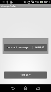 MessageBar Demo GMail style