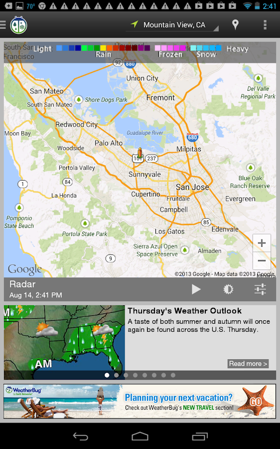 WeatherBug - screenshot
