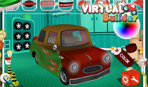Android application Virtual Car Builder screenshort