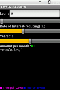 Easy EMI Calculator (Free) - screenshot thumbnail