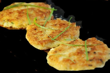 Butternut Squash Polenta Cakes