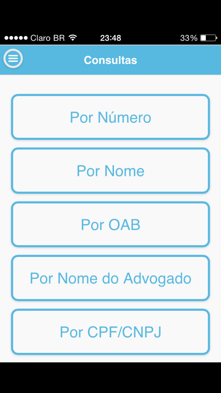 ConsultarTJRJ Plus Screen 1