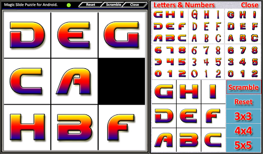 【免費解謎App】Magic Slide Puzzle Letters-APP點子
