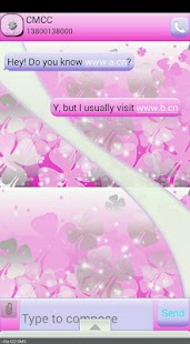 PrettyClover/GO SMS THEME Screenshots 1