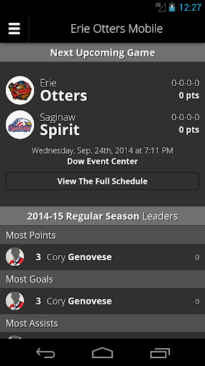 Erie Otters Mobile