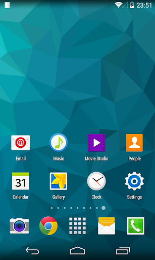 KK Launcher Galaxy S6 Theme