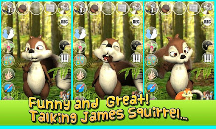 Talking James Squirrel AdFree poster 4