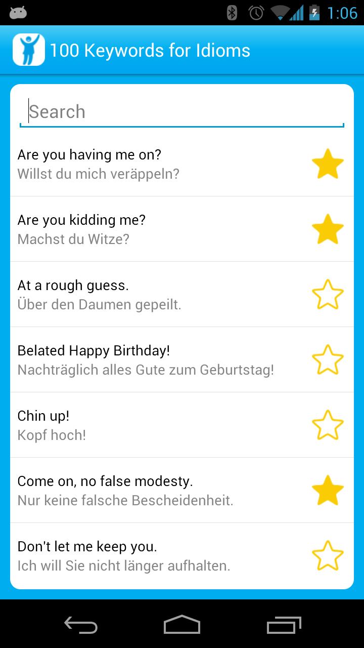 100 Idioms Success Phrases Screen 3
