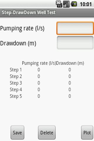 Well Drawdown Test