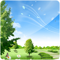 Green Scenery in 3D logo