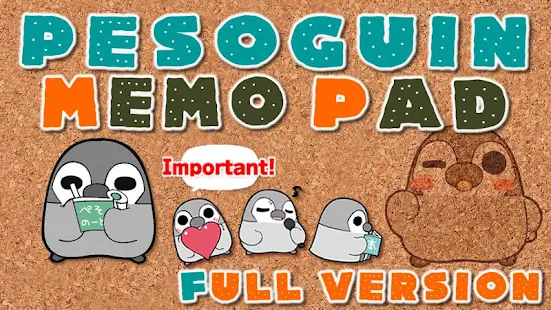Ver. Pesoguin Memo Pad complet - screenshot thumbnail