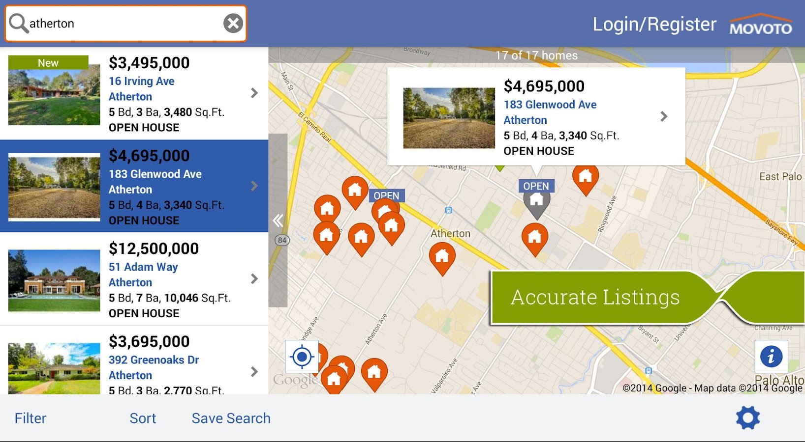 Real Estate & Homes Movoto Android Apps on Google Play