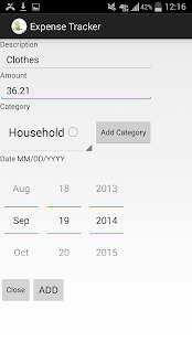 Expense Tracker Screenshots 2