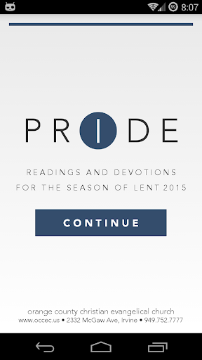 Pride - OCCEC Lent 2015