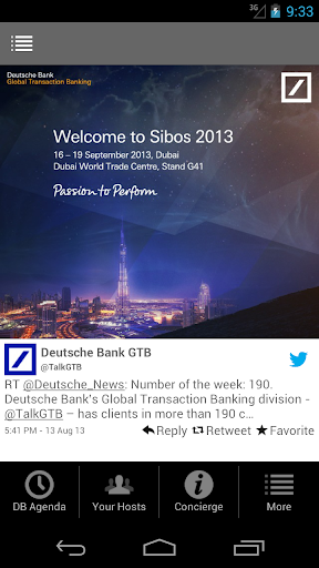 Deutsche Bank at SIBOS 2013