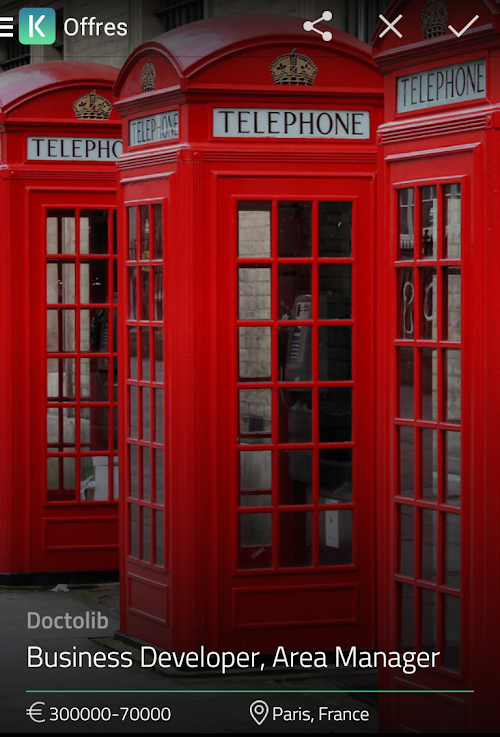 Android application Kudoz screenshort