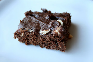 Red, White, and Blueberry Brownies