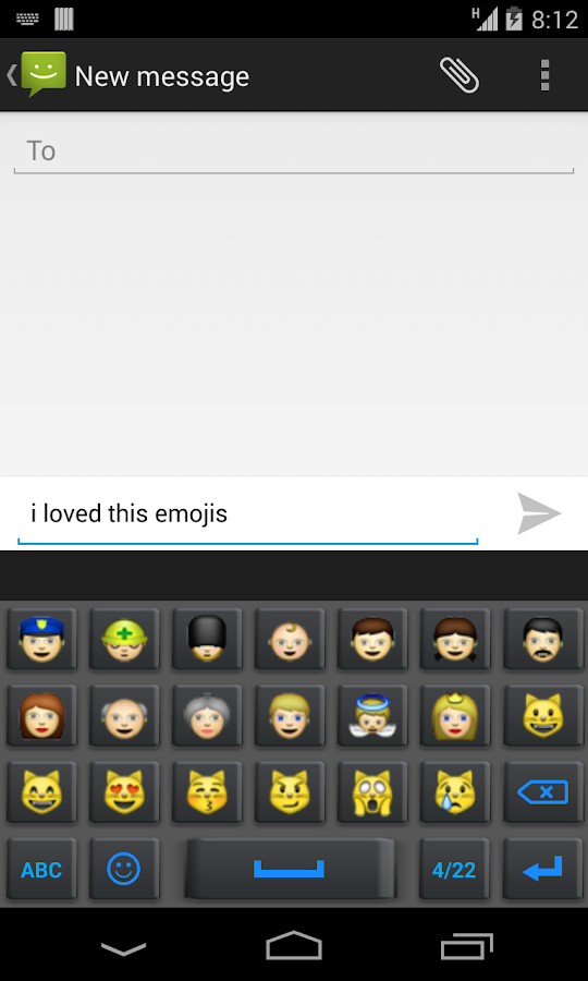 Emoji Keyboard - screenshot