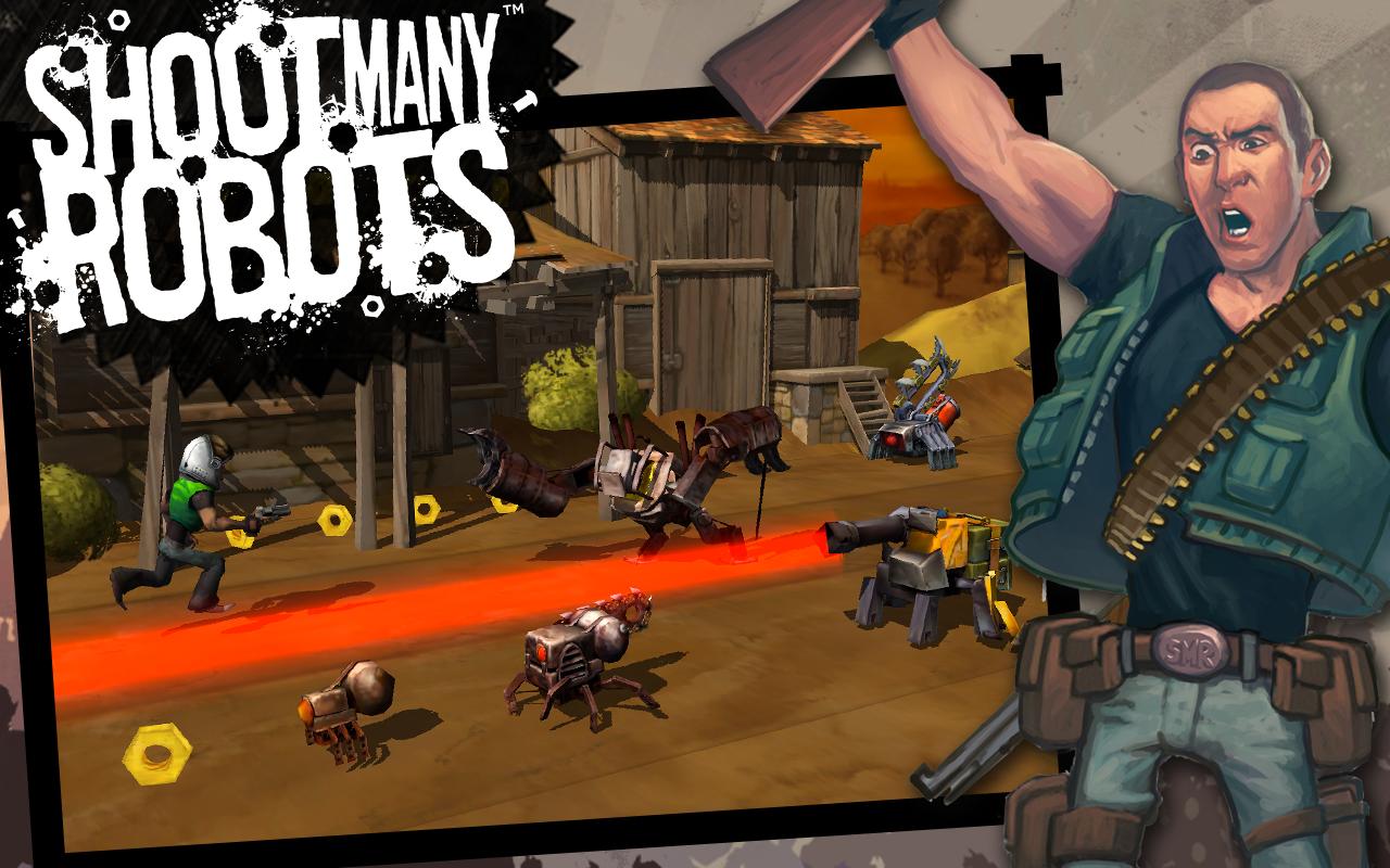 Shoot Many Robots - screenshot